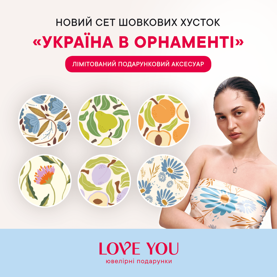 Новий сет подарункових хустин